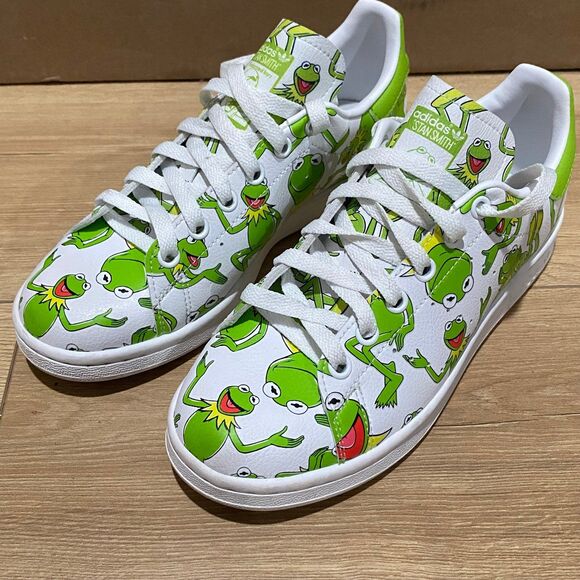 adidas Other - Adidas Originals x Disney Stan Smith "Kermit" White/Green FZ2707 Size 5
